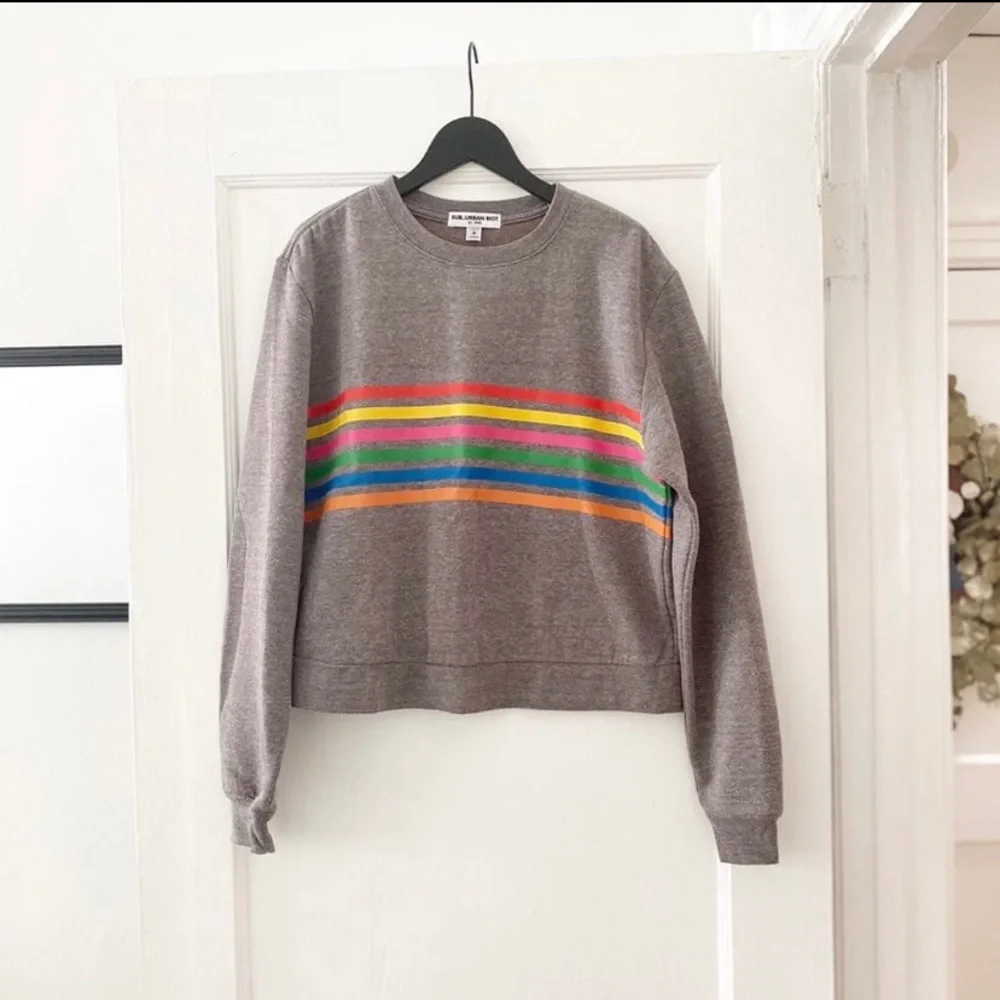 Sub_Urban Riot Rainbow Crew Neck - Picture 1 of 5